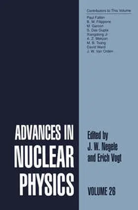 Vogt / Negele |  Advances in Nuclear Physics | Buch |  Sack Fachmedien