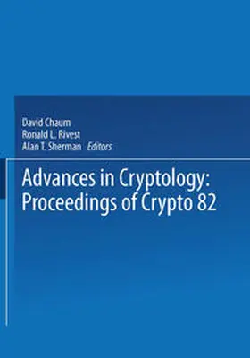 Chaum | Advances in Cryptology | E-Book | sack.de