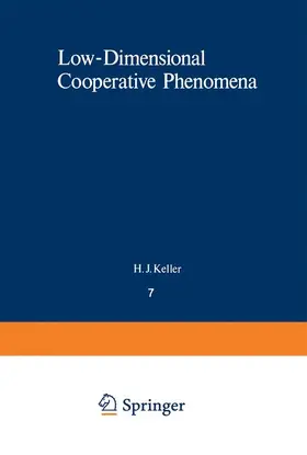 Keller |  Low-Dimensional Cooperative Phenomena | Buch |  Sack Fachmedien