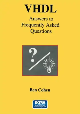 Cohen |  VHDL Answers to Frequently Asked Questions | Buch |  Sack Fachmedien