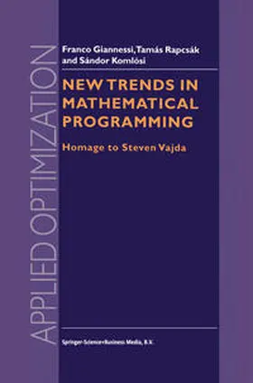 Giannessi / Komlósi / Rapcsák | New Trends in Mathematical Programming | E-Book | sack.de