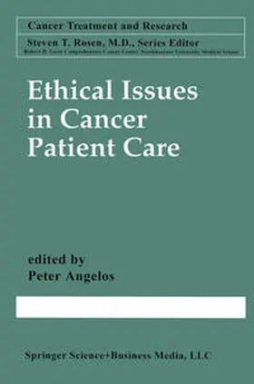 Angelos |  Ethical Issues in Cancer Patient Care | eBook | Sack Fachmedien