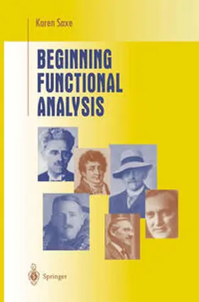 Saxe |  Beginning Functional Analysis | eBook | Sack Fachmedien