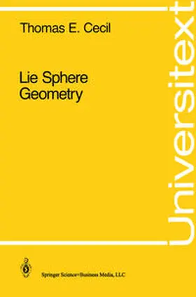 Cecil |  Lie Sphere Geometry | eBook | Sack Fachmedien