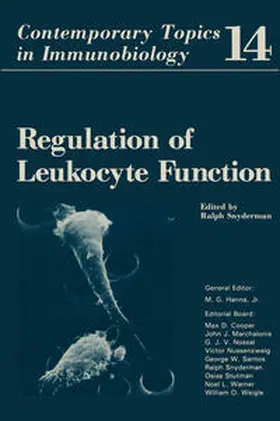 Snyderman |  Regulation of Leukocyte Function | eBook | Sack Fachmedien