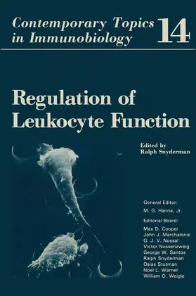 Snyderman |  Regulation of Leukocyte Function | Buch |  Sack Fachmedien