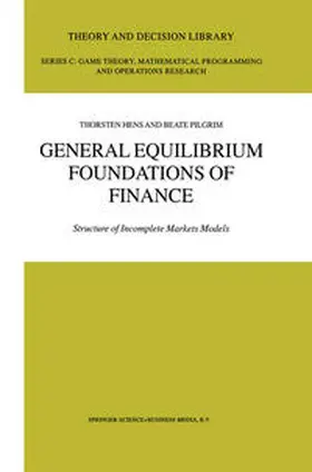 Hens / Pilgrim | General Equilibrium Foundations of Finance | E-Book | sack.de