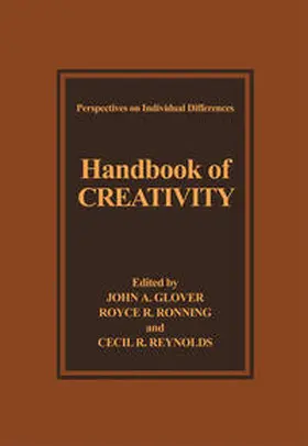 Glover / Ronning / Reynolds | Handbook of Creativity | E-Book | sack.de
