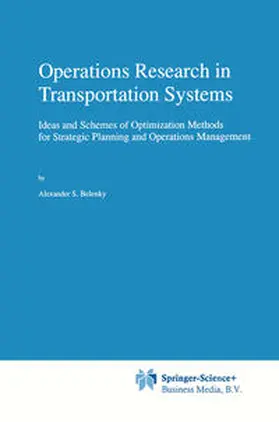 Belenky |  Operations Research in Transportation Systems | eBook | Sack Fachmedien