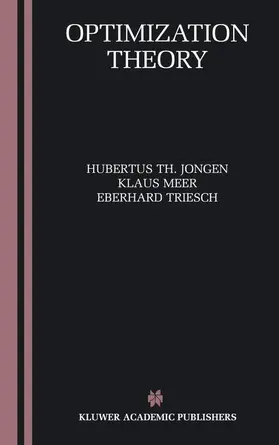 Jongen / Triesch / Meer |  Optimization Theory | Buch |  Sack Fachmedien