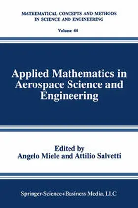 Salvetti / Miele |  Applied Mathematics in Aerospace Science and Engineering | Buch |  Sack Fachmedien