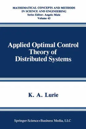 Lurie |  Applied Optimal Control Theory of Distributed Systems | eBook | Sack Fachmedien