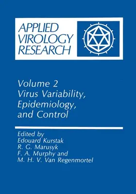 Kurstak / Van Regenmortel / Marusyk |  Virus Variability, Epidemiology and Control | Buch |  Sack Fachmedien