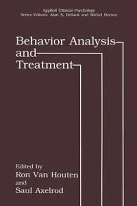 Van Houten / Axelrod |  Behavior Analysis and Treatment | eBook | Sack Fachmedien