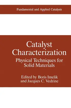 Vedrine / Imelik |  Catalyst Characterization | Buch |  Sack Fachmedien