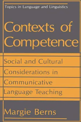Berns |  Contexts of Competence | Buch |  Sack Fachmedien