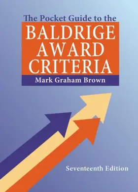 Brown / Craig |  The Pocket Guide to the Baldrige Award Criteria (5-Pack) | Buch |  Sack Fachmedien