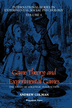 Colman |  Game Theory and Experimental Games | eBook | Sack Fachmedien