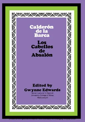 Edwards |  Calderón de la Barca: Los Cabellos de Absalón | eBook | Sack Fachmedien