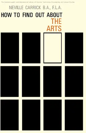 Carrick / Chandler |  How to Find Out About the Arts | eBook | Sack Fachmedien