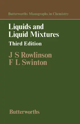 Rowlinson / Swinton / Perlmutter |  Liquids and Liquid Mixtures | eBook | Sack Fachmedien