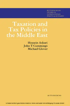 Askari / Cummings / Glover |  Taxation and Tax Policies in the Middle East | eBook | Sack Fachmedien