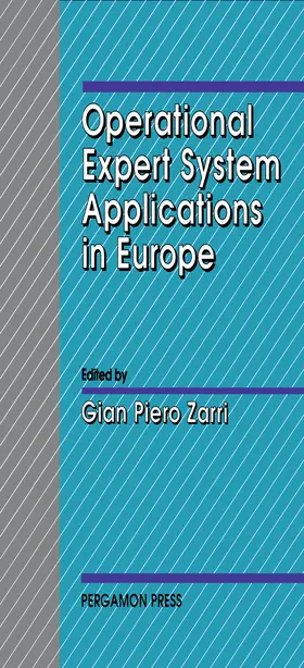 Zarri |  Operational Expert System Applications in Europe | eBook | Sack Fachmedien