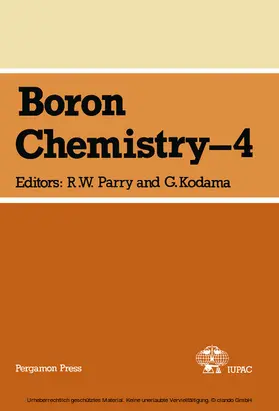 Parry / Kodama |  Boron Chemistry - 4 | eBook | Sack Fachmedien