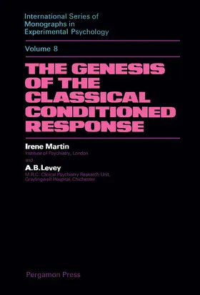 Martin / Levey / Eysenck |  The Genesis of the Classical Conditioned Response | eBook | Sack Fachmedien