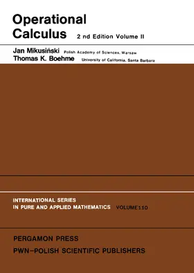 Boehme / Sneddon |  Operational Calculus | eBook | Sack Fachmedien
