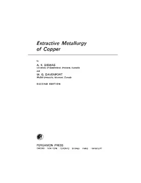Biswas / Davenport / Hopkins |  Extractive Metallurgy of Copper | eBook | Sack Fachmedien