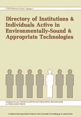 Maxwell |  Directory of Institutions and Individuals Active in Environmentally-Sound and Appropriate Technologies | eBook | Sack Fachmedien