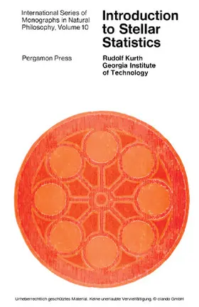 Kurth / Ter Haar |  Introduction to Stellar Statistics | eBook | Sack Fachmedien