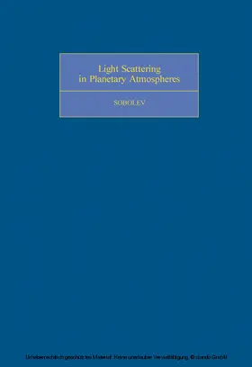 Sobolev / Ter Haar |  Light Scattering in Planetary Atmospheres | eBook | Sack Fachmedien