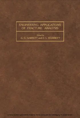 Garrett / Marriott |  Engineering Applications of Fracture Analysis | eBook | Sack Fachmedien