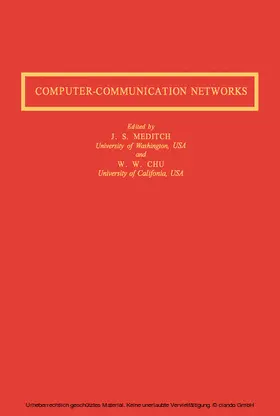 Meditch / Chu |  Computer-Communication Networks | eBook | Sack Fachmedien