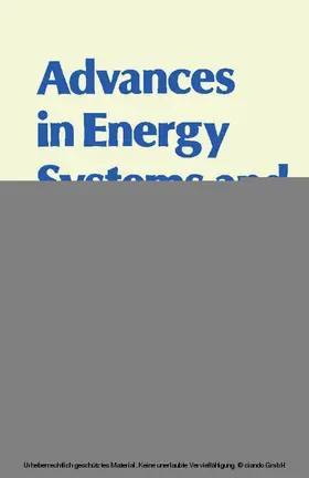 Auer |  Advances in Energy Systems and Technology | eBook | Sack Fachmedien