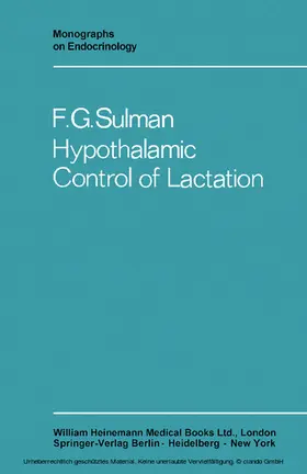 Sulman / Gross / Labhart |  Hypothalamic Control of Lactation | eBook | Sack Fachmedien