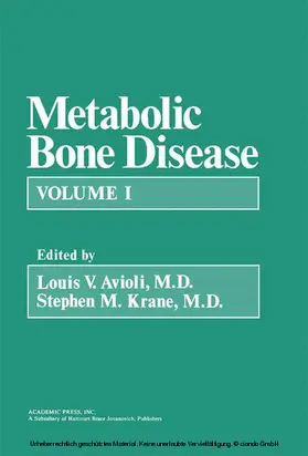 Avioli / Krane |  Metabolic Bone Disease | eBook | Sack Fachmedien