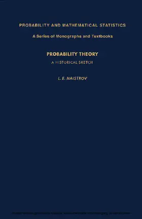 Maistrov / Kotz |  Probability Theory | eBook | Sack Fachmedien