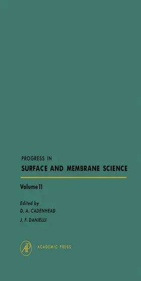Cadenhead / Danielli |  Progress in Surface and Membrane Science | eBook | Sack Fachmedien