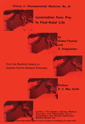 Thomas / Autgaerden |  Locomotion from Pre- to Post-Natal Life | eBook | Sack Fachmedien