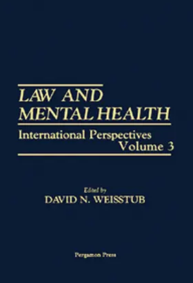 Weisstub |  Law and Mental Health | eBook | Sack Fachmedien