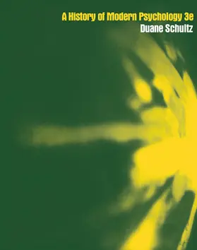 Schultz |  A History of Modern Psychology | eBook | Sack Fachmedien