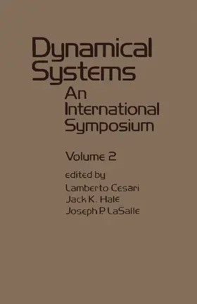 Cesari / Hale / Lasalle |  Dynamical Systems | eBook | Sack Fachmedien