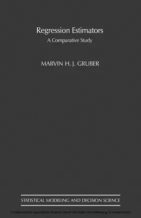 Gruber / Lieberman / Olkin |  Regression Estimators | eBook | Sack Fachmedien