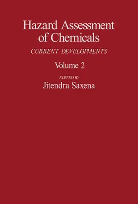 Saxena |  Hazard Assessment of Chemicals | eBook | Sack Fachmedien