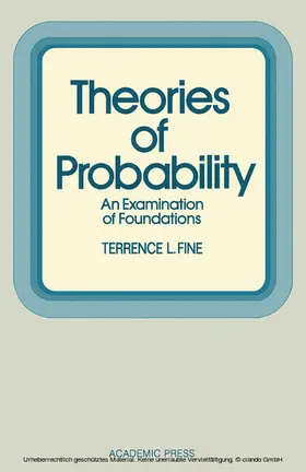 Fine |  Theories of Probability | eBook | Sack Fachmedien