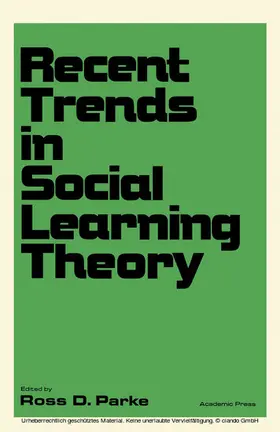 Parke |  Recent Trends in Social Learning Theory | eBook | Sack Fachmedien