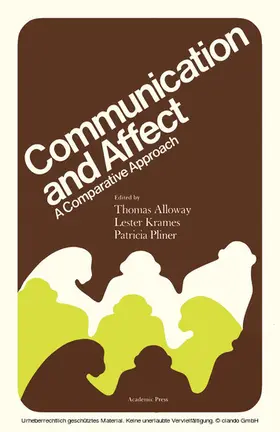 Alloway / Krames / Pliner |  Communication and Affect | eBook | Sack Fachmedien
